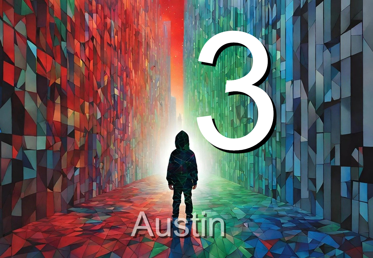 Austin's destiny number is 3.