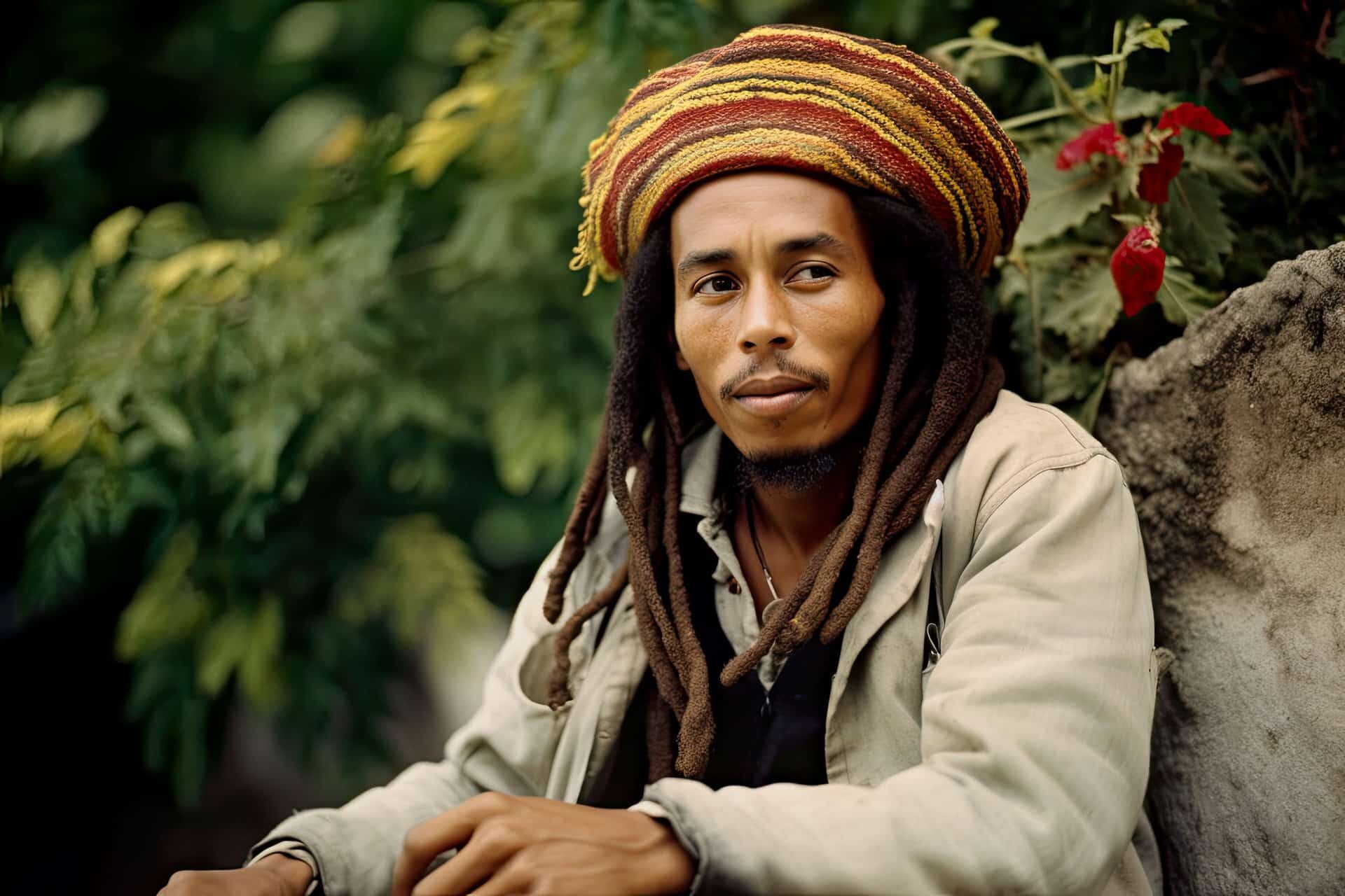 Marley embraced the Rastafarian faith