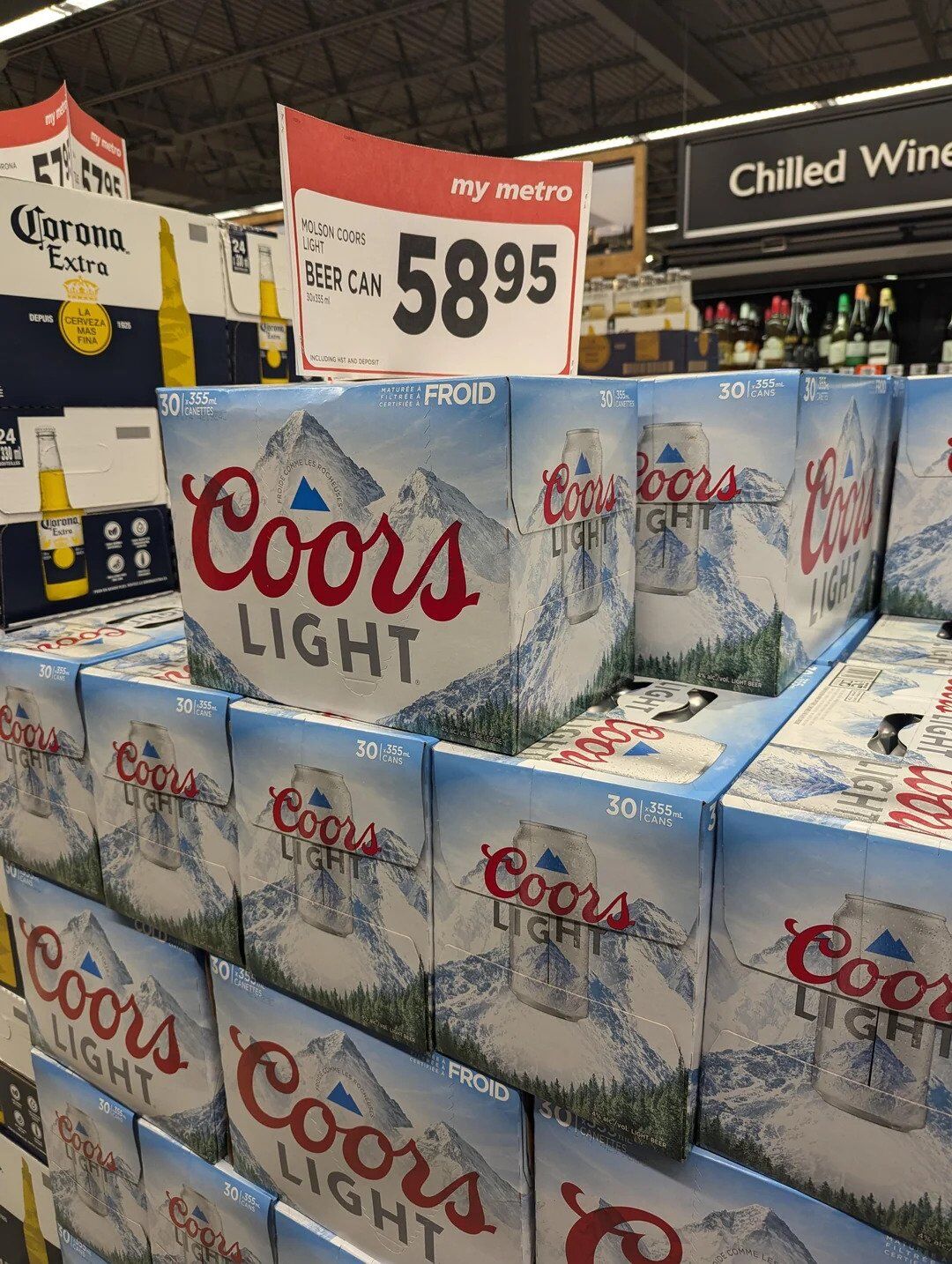 Man shocked by astronomical beer prices at popular Canadian resort