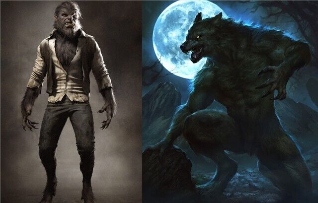 Men Transforming into Werewolves