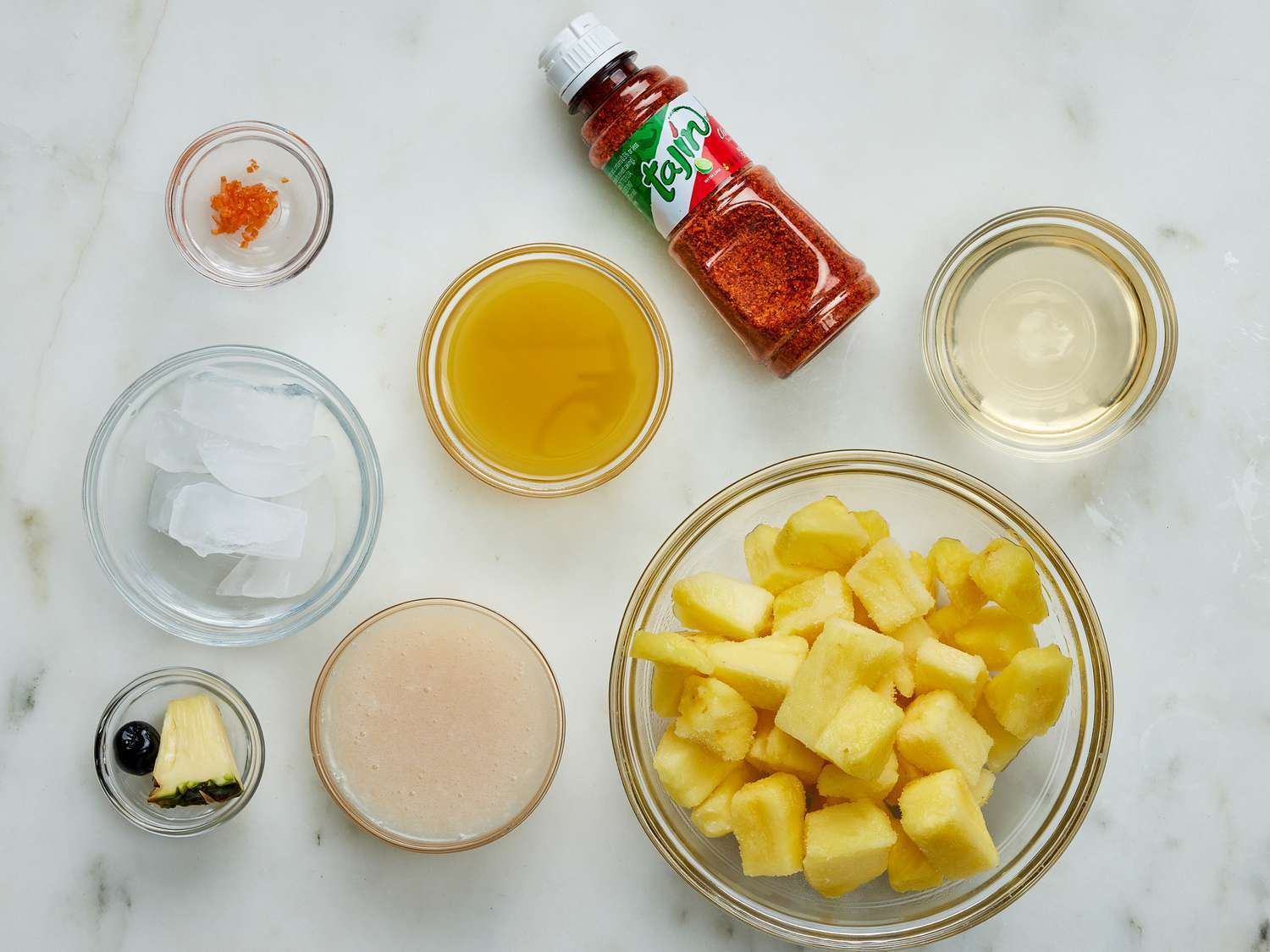 Ingredients for the cocktail