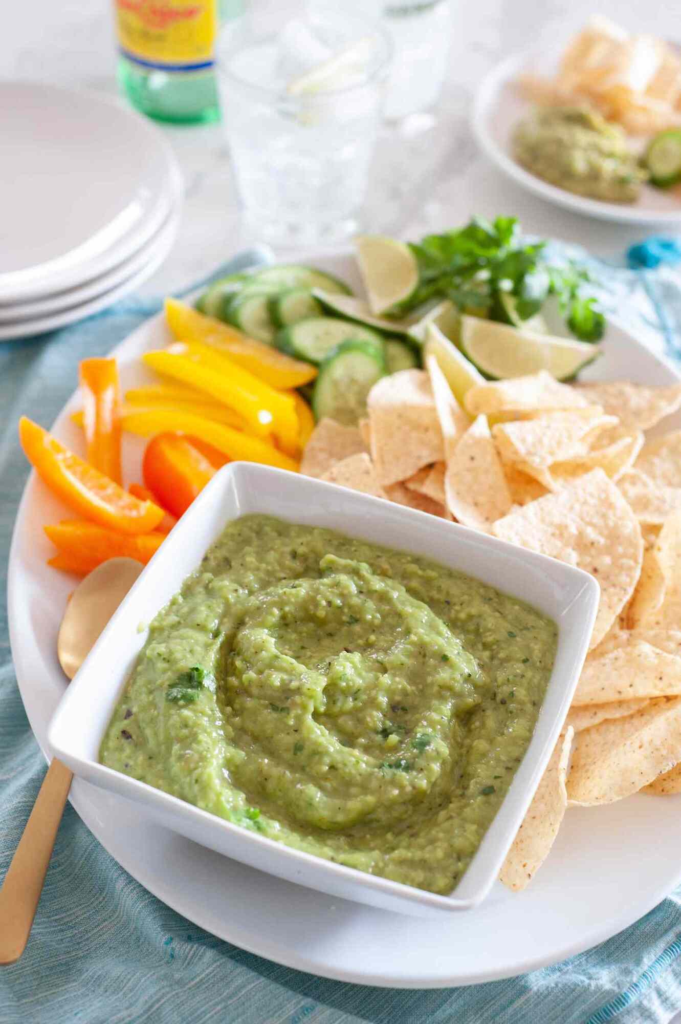 Avocado tomatillo salsa