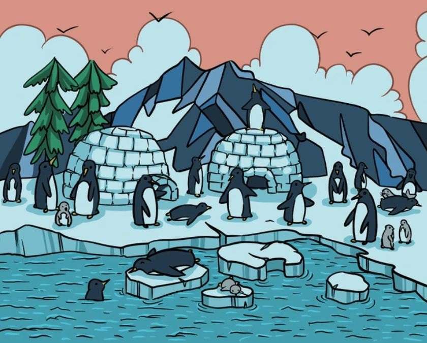 Try to Spot the Seal Hidden Among Penguins in Just 12 Seconds