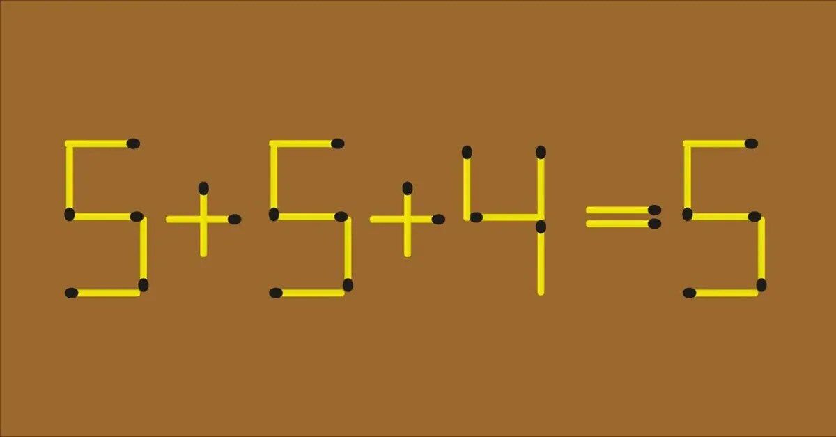 IQ Test With Matchsticks: Can You Solve it Quickly?