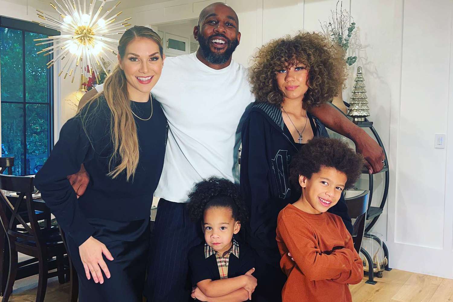 Allison Holker Boss with Stephen and children