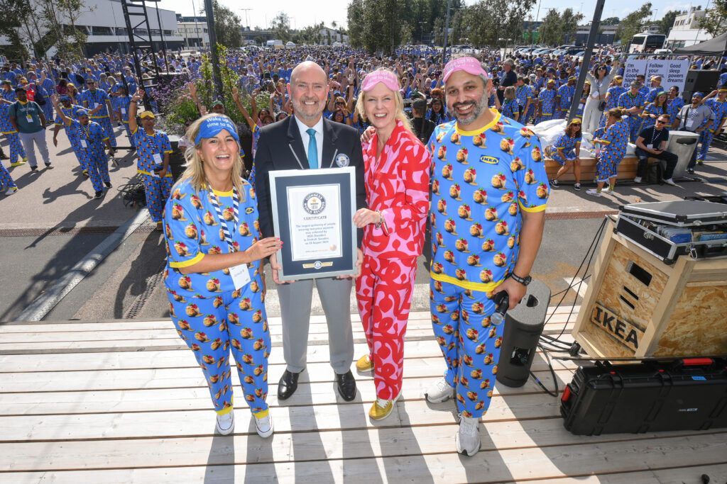 IKEA sets new world record for largest pajama gathering