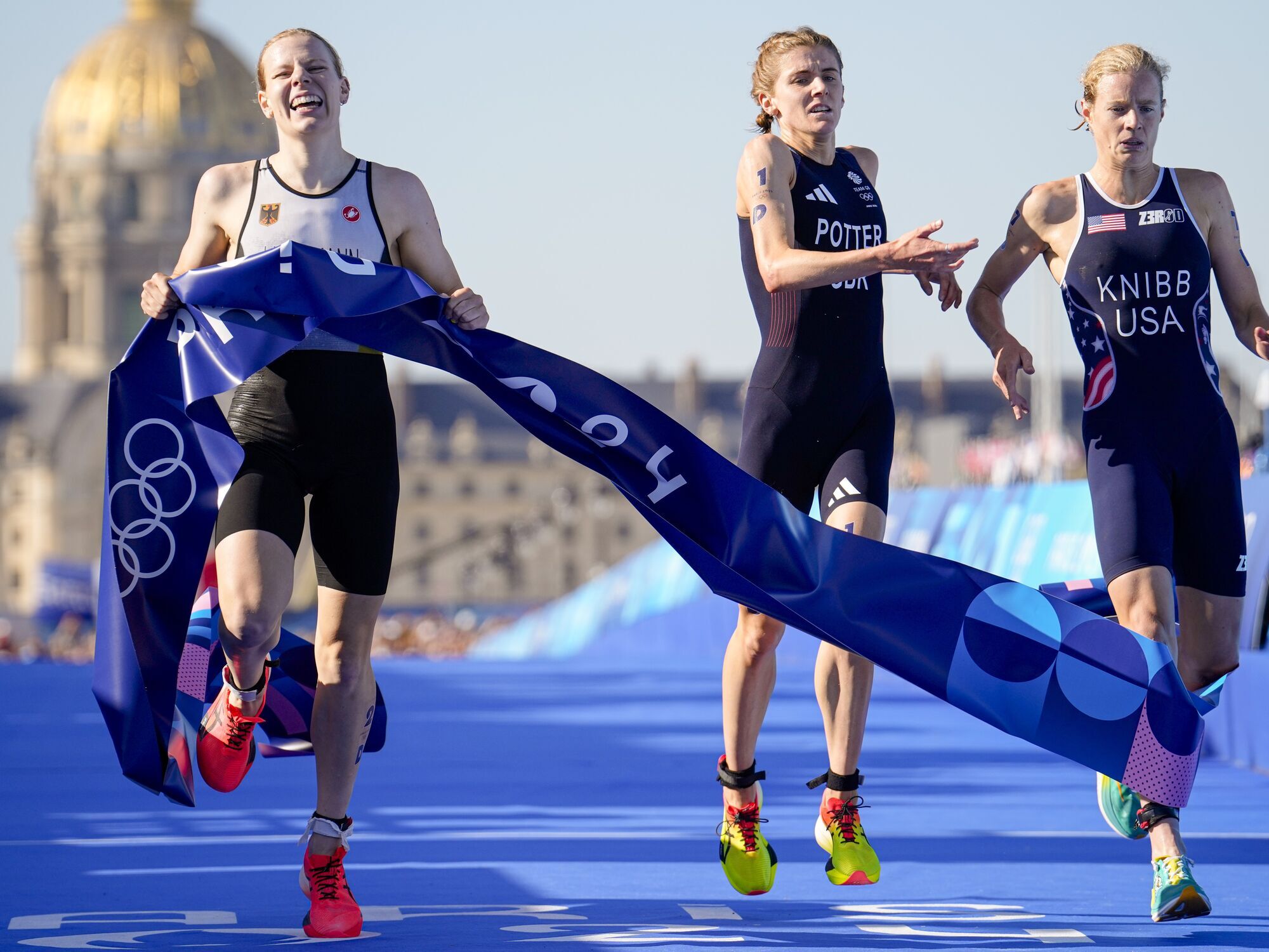 Team GB won bronze in mixed relay triathlon