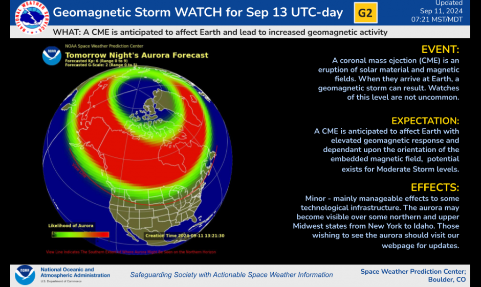 storm forecast September 13, 2024 SSP Daily