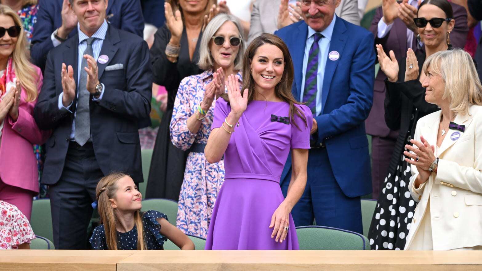 Kate Middleton on Wimbledon men's final