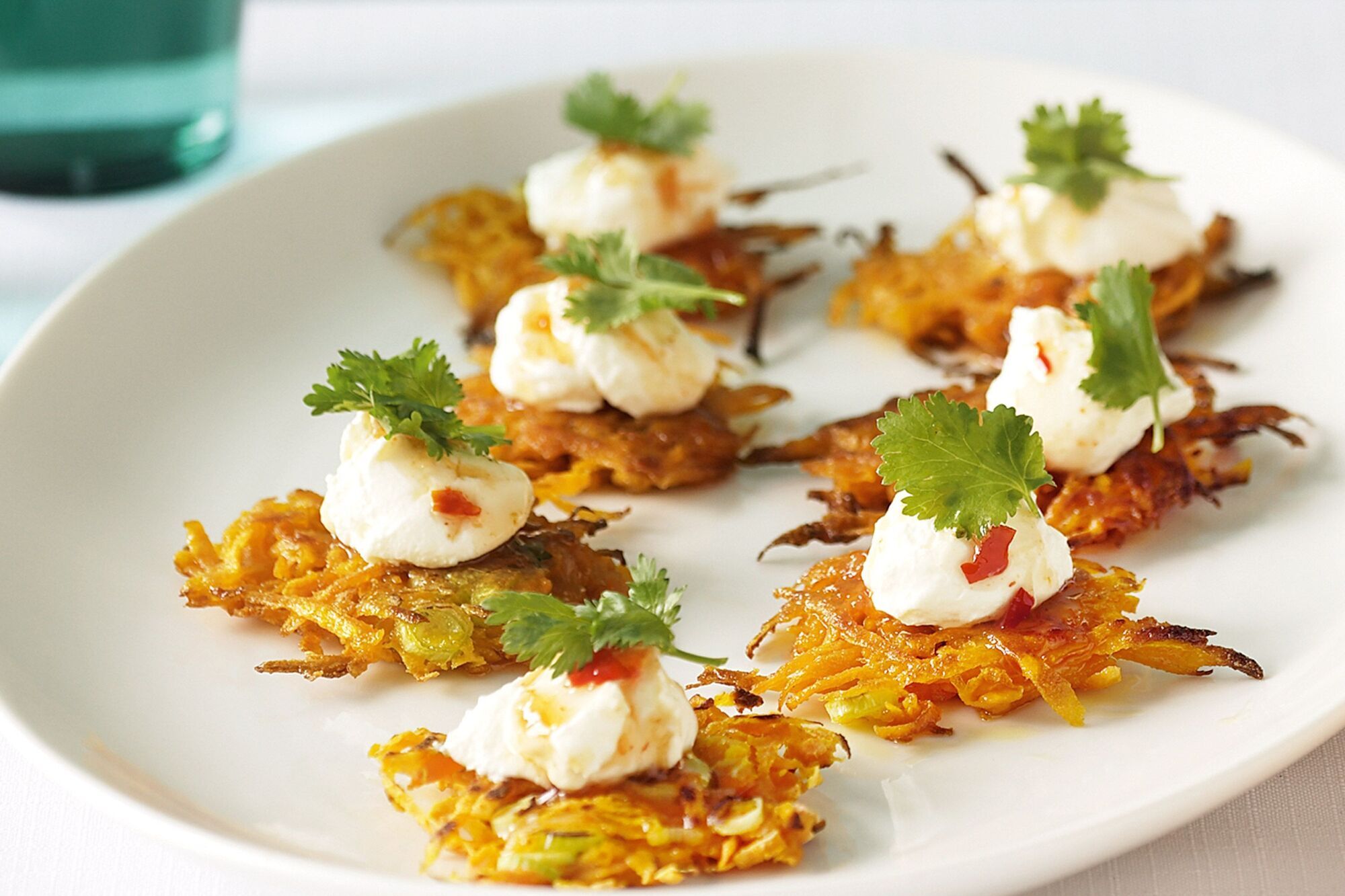 Sweet potato latkes