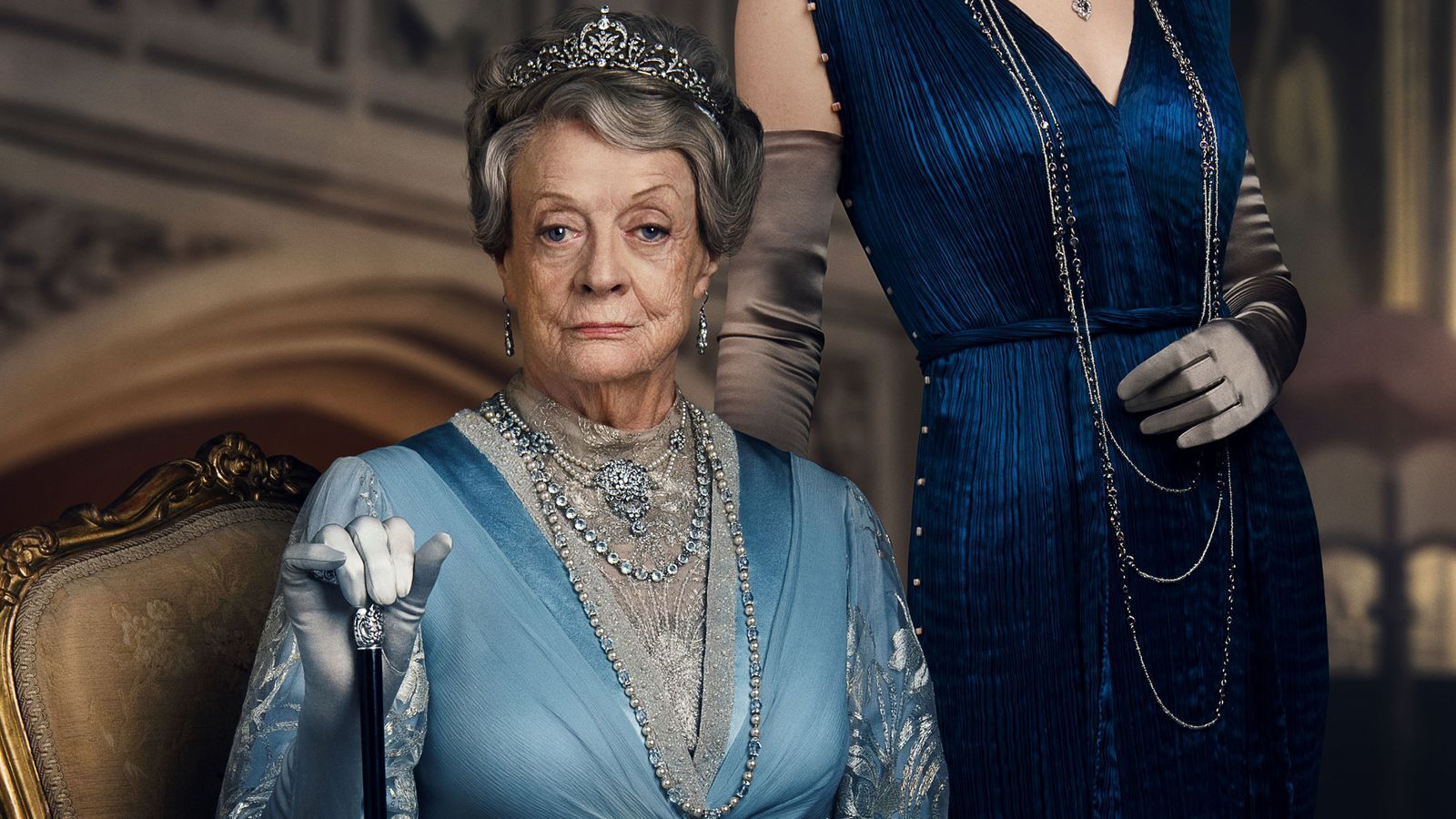 Dame Smith as Violet Crawley in the Downton Abbey movie (2019)