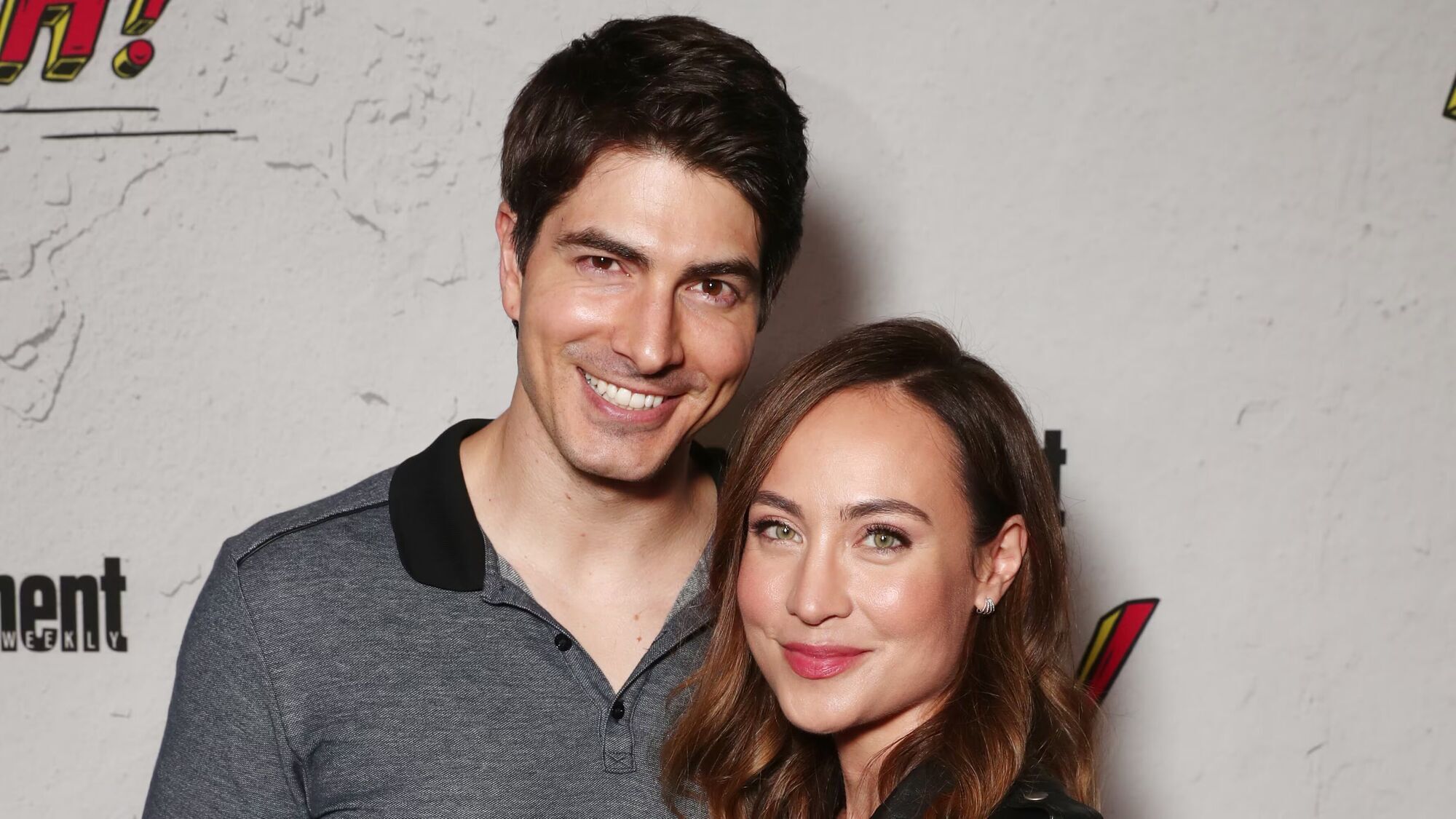 Brandon Routh and Courtney Ford