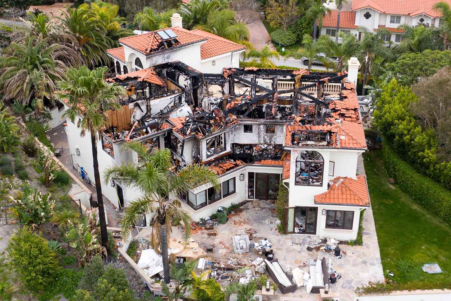 Camille Grammer's Malibu home destroyed in Woolsey Fire.