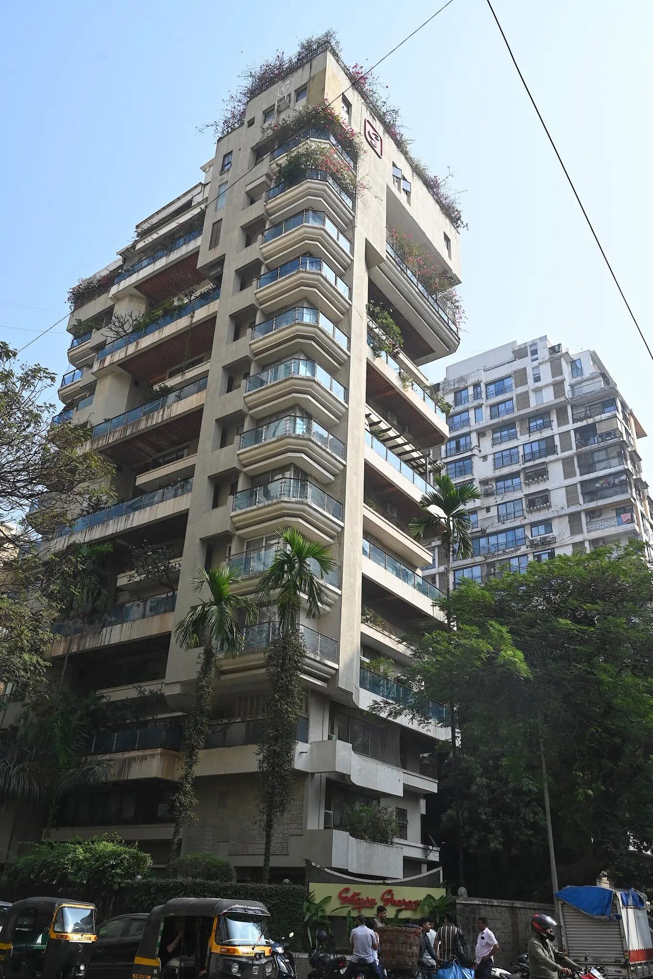 The apartment where the incident happened is in a suburb of Mumbai.