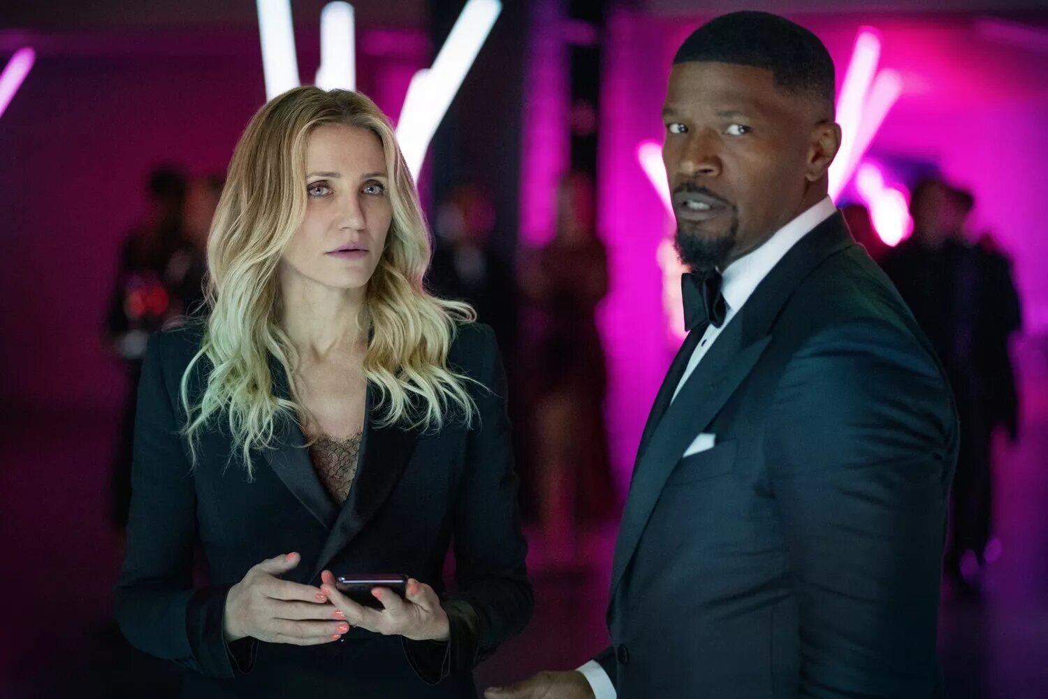 Cameron Diaz and Jamie Foxx in 'Back in Action'.