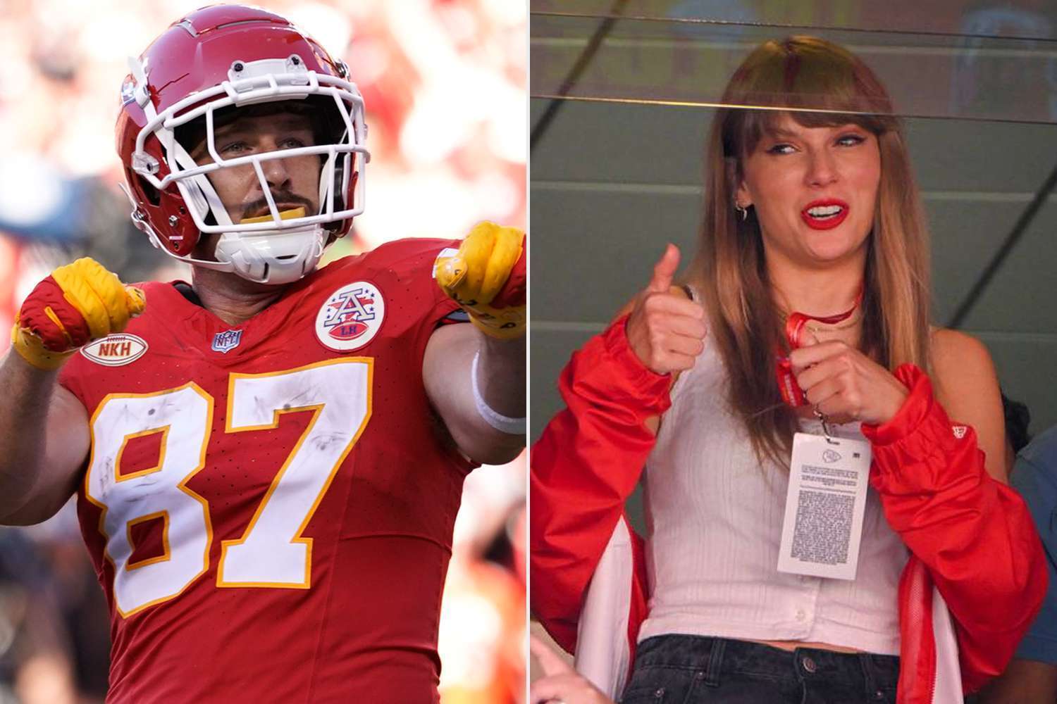 Travis Kelce; Taylor Swift