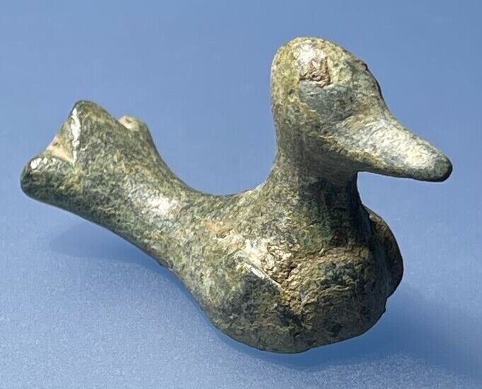 Celtic Bronze La Tène Amulet of Duck with precisely shaped Body. in Austria