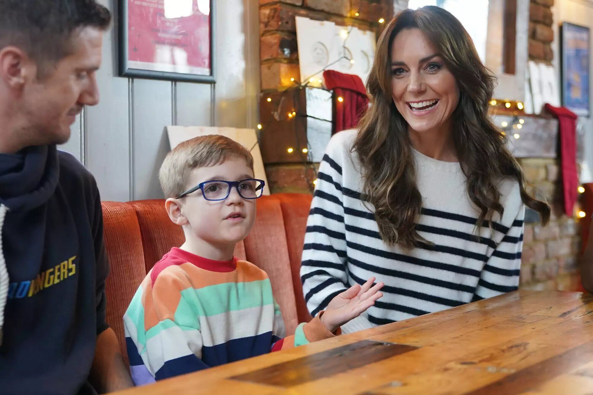 Princess Kate on a visit for her early years campaign, in Arnos Grove, London in Nov. 2023