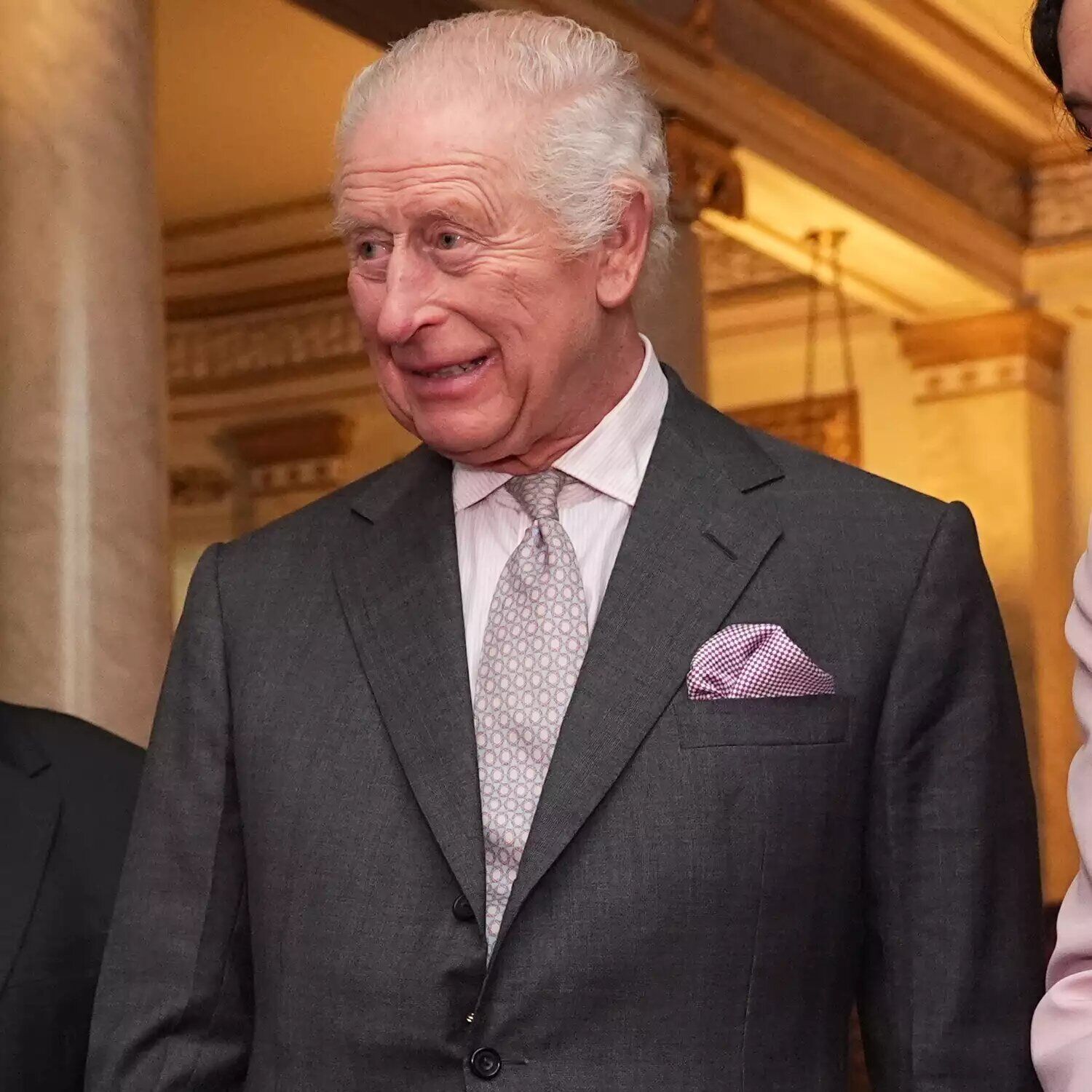 King Charles at a reception marking Holocaust Memorial Day at Buckingham Palace in London on Jan. 13.