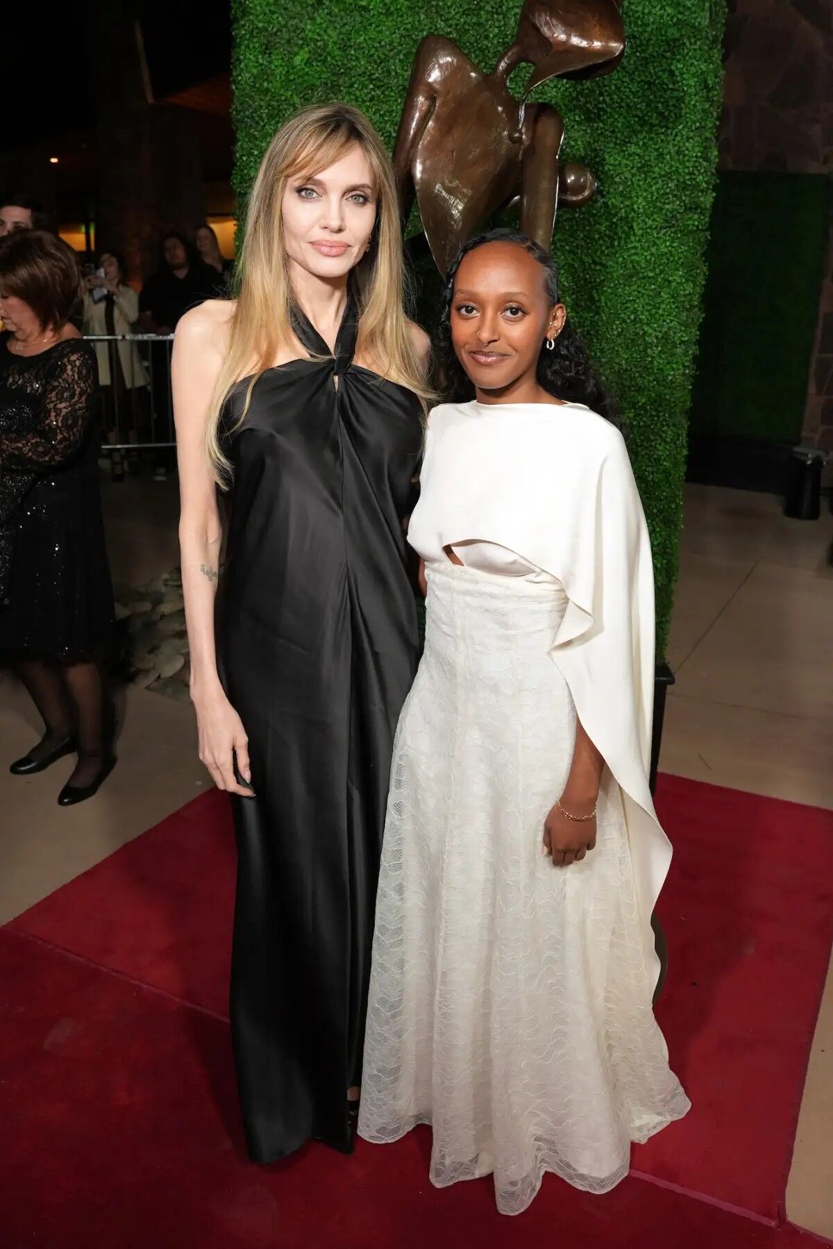 Angelina and Zahara Jolie