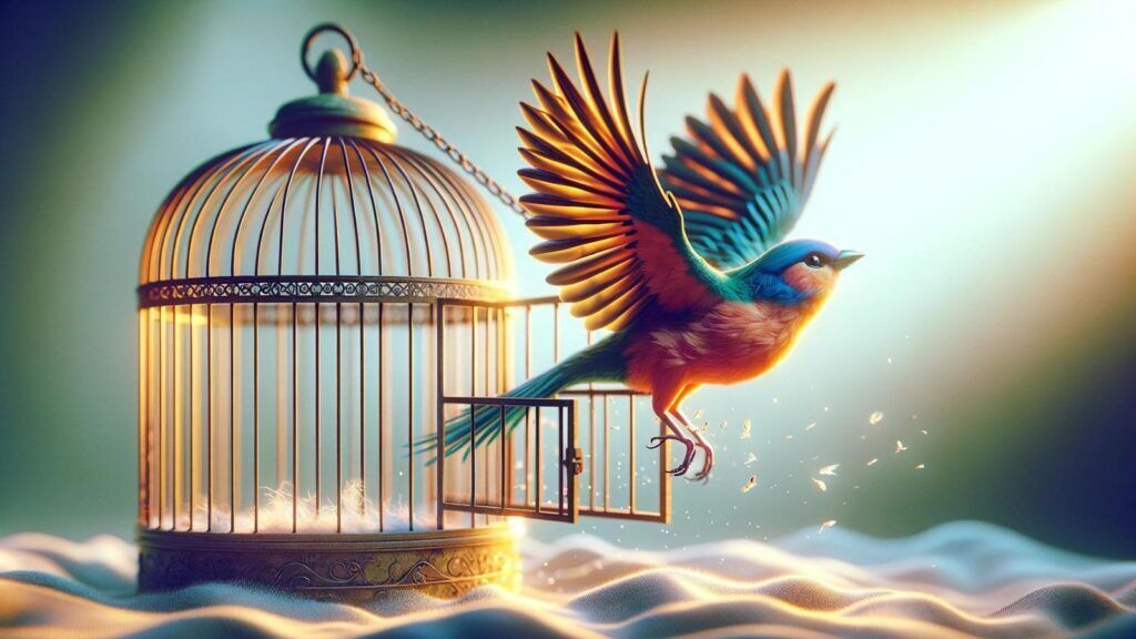 Caged bird