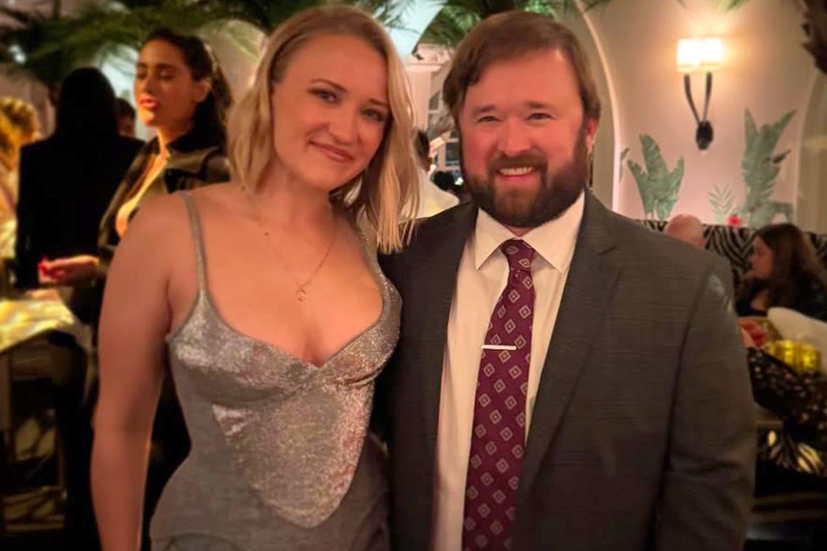 Haley Joel Osment Makes Rare Outing with Sister Emily at Golden Globes Party