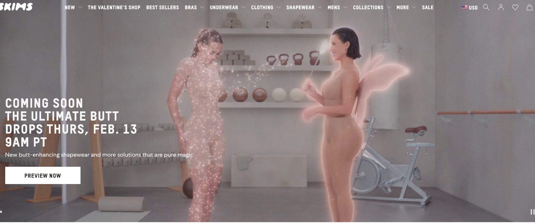 'Fairy Butt Mother' Kim Kardashian Presents New Comical SKIMS Ad