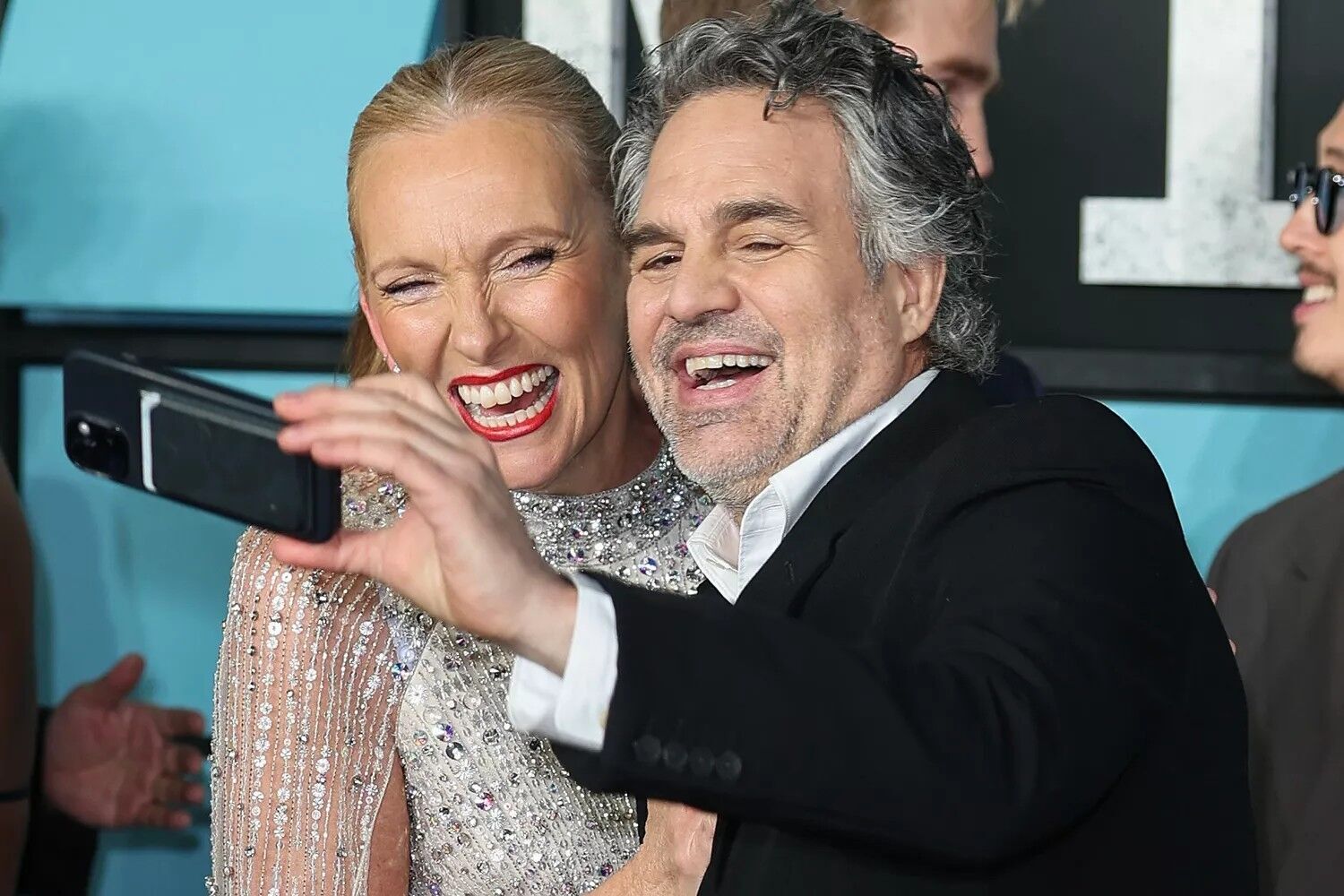 Toni Collette and Mark Ruffalo on February 13, 2025 in London, England.