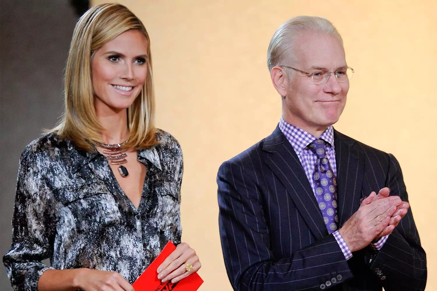 Heidi Klum and Tim Gunn.