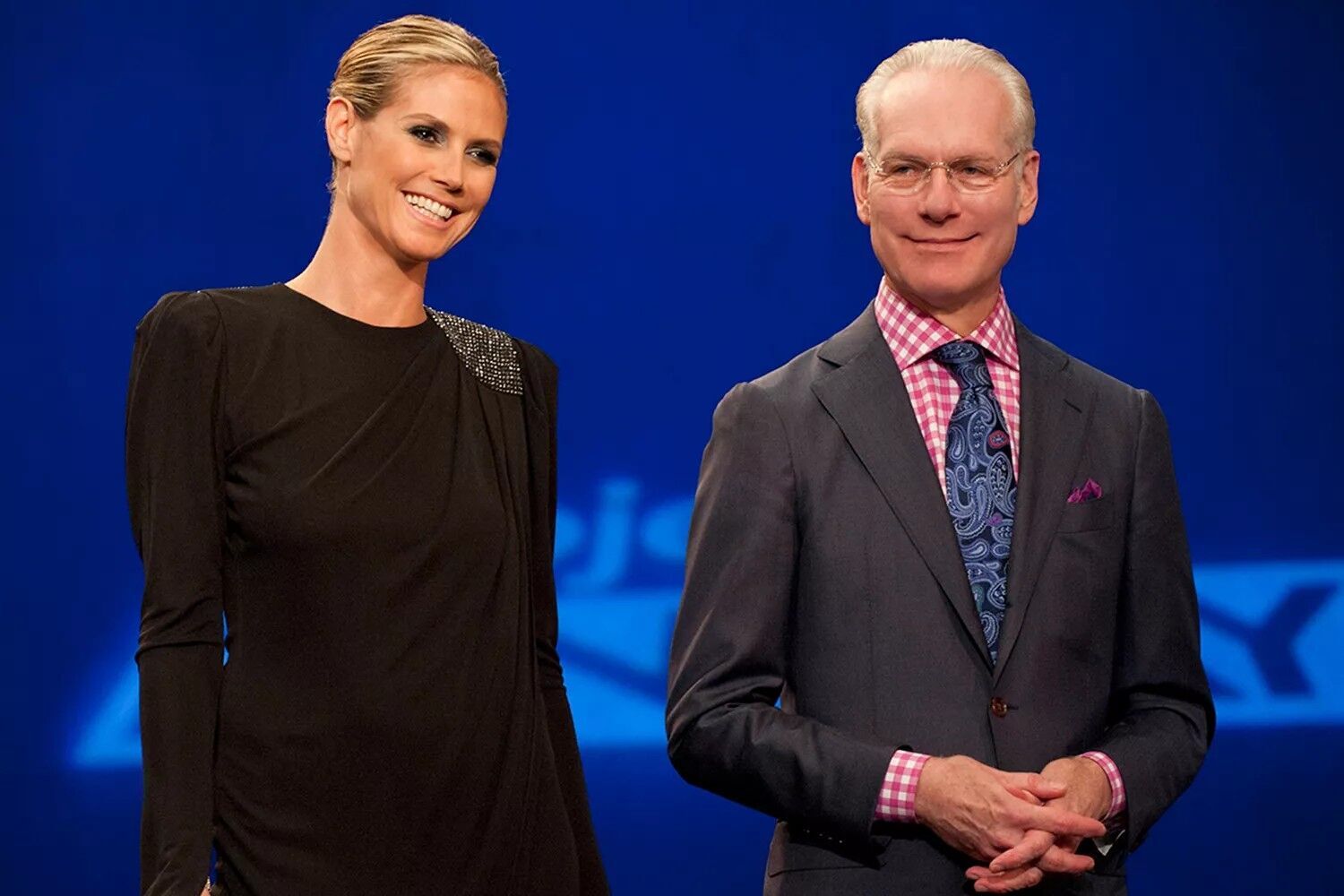 Heidi Klum and Tim Gunn.