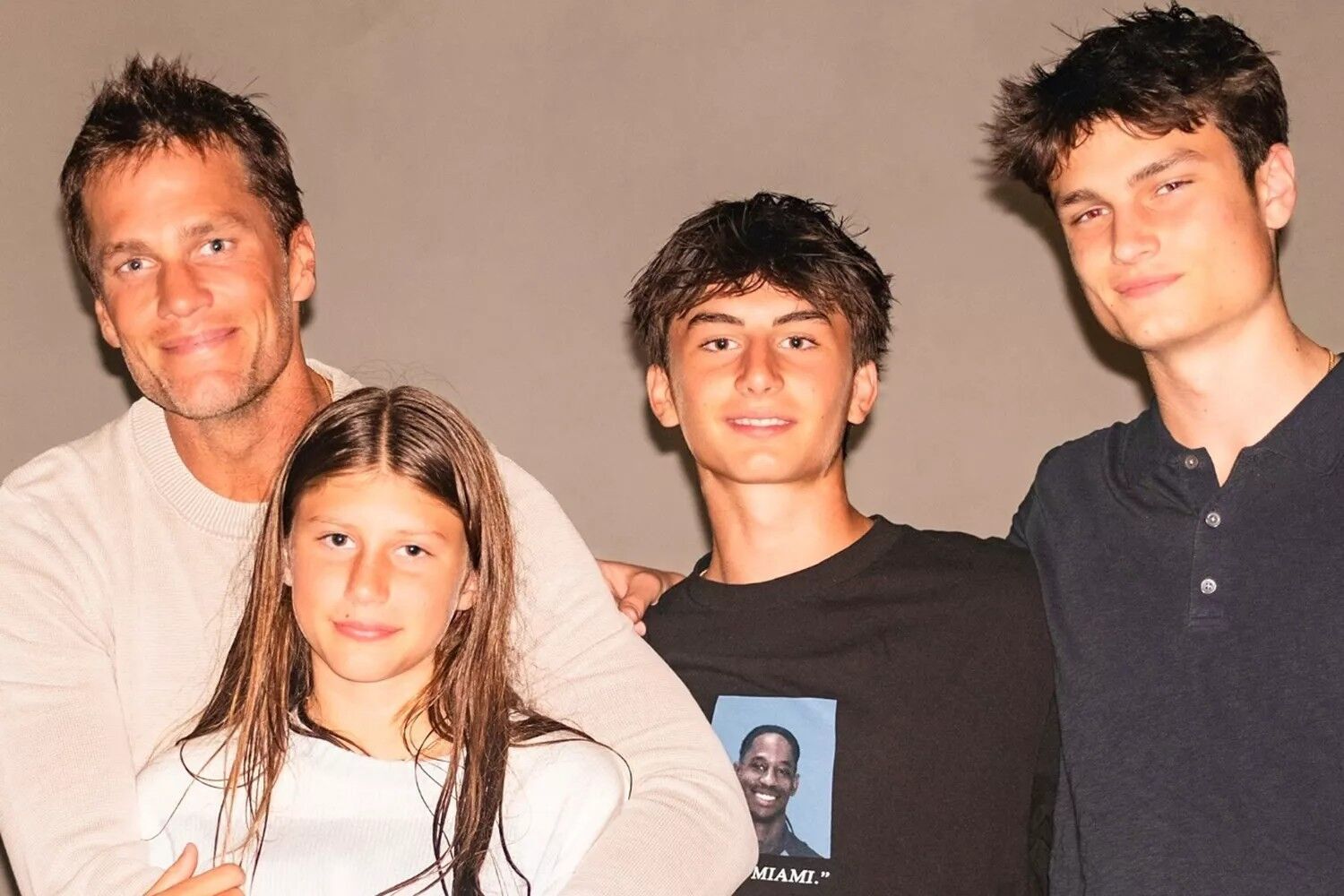 Tom Brady's 3 Kids Look All Grown Up as They Ring in the New Year with Their Dad.