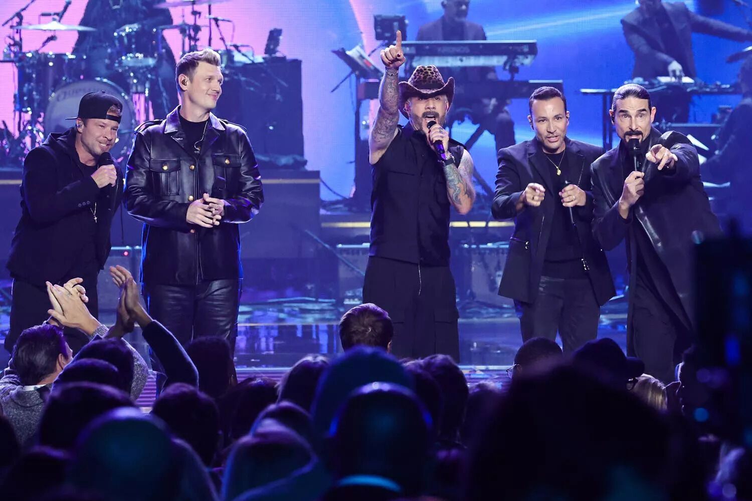 Backstreet Boys in New York City on Feb. 14, 2025.