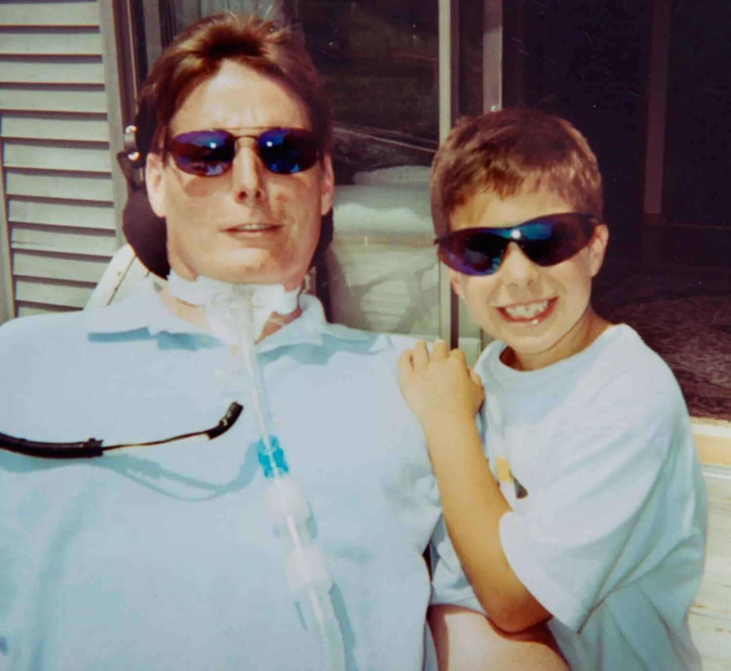 Christopher Reeve and his son Will