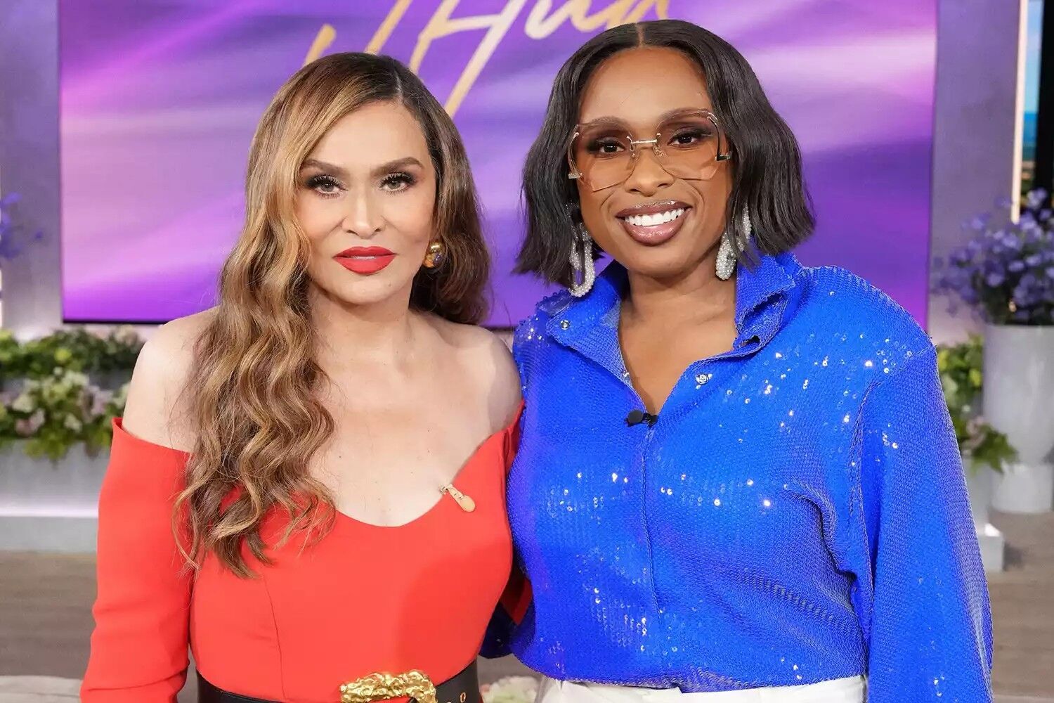 Tina Knowles and Jennifer Hudson.