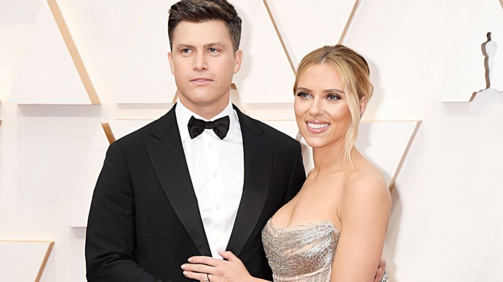 Scarlett Johansson and Colin Jost