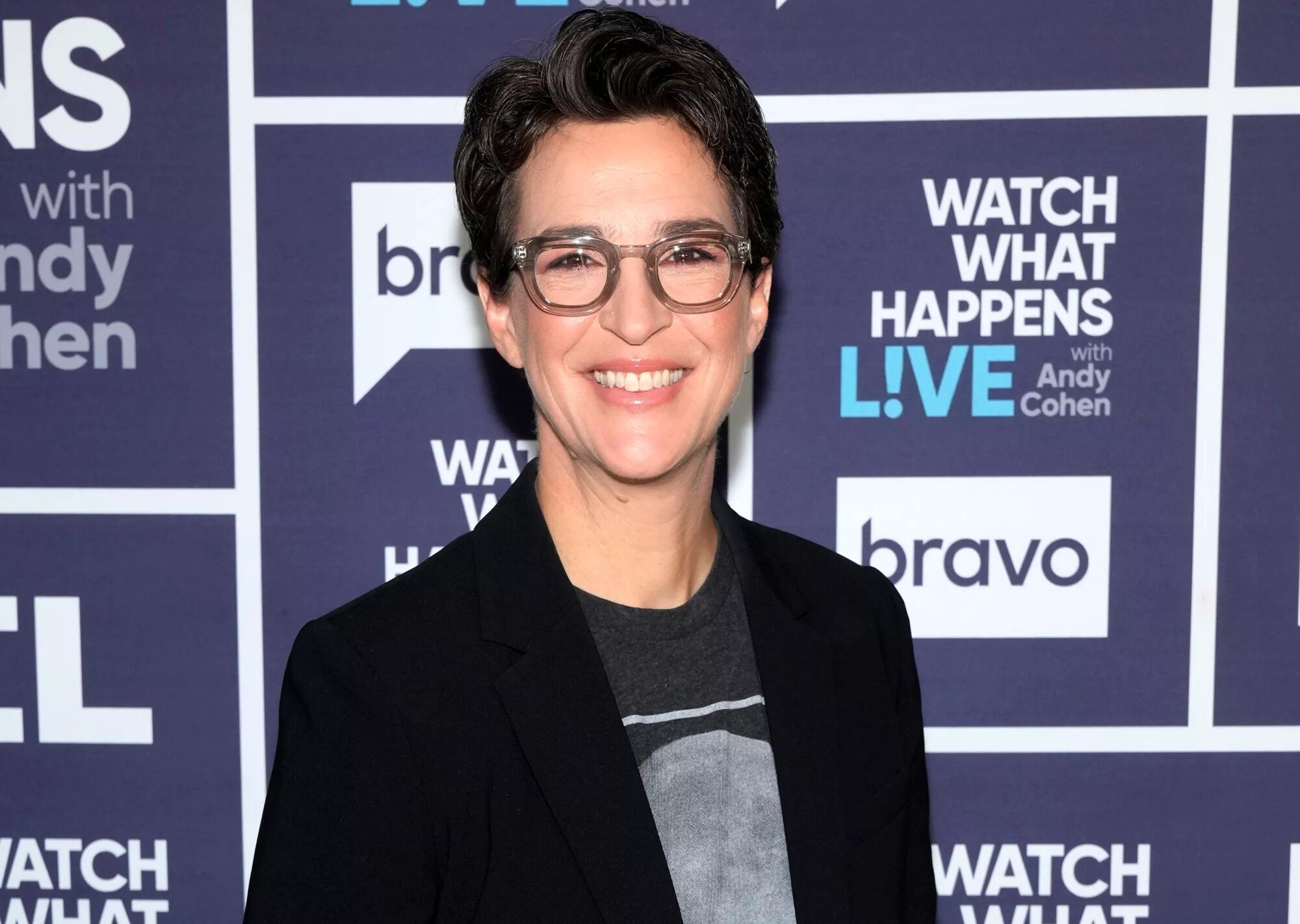 Rachel Maddow at "Watch What Happens Live with Andy Cohen".