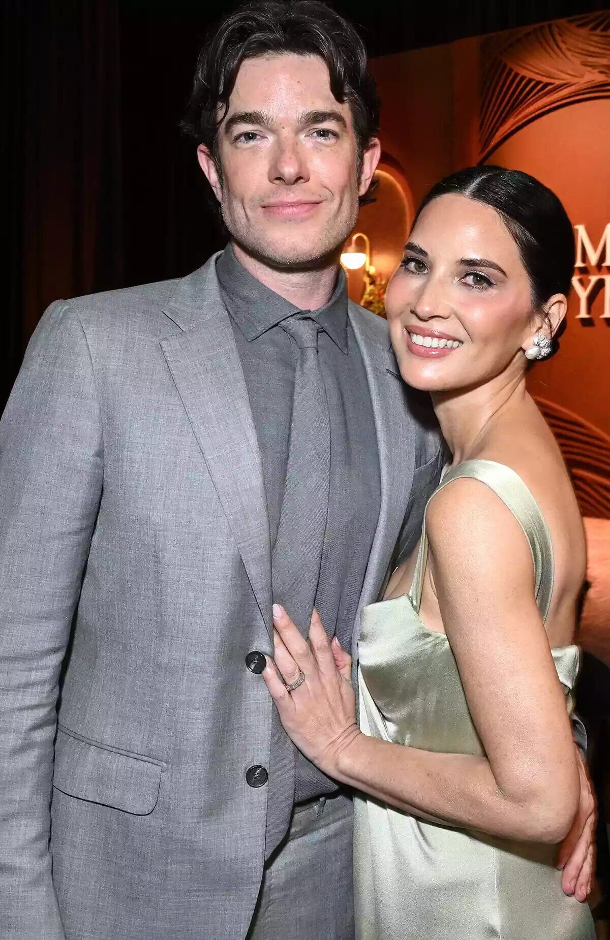 Olivia Munn and her husband John Mulaney at the 'TIME' 2025 Women of the Year Gala on Feb. 25