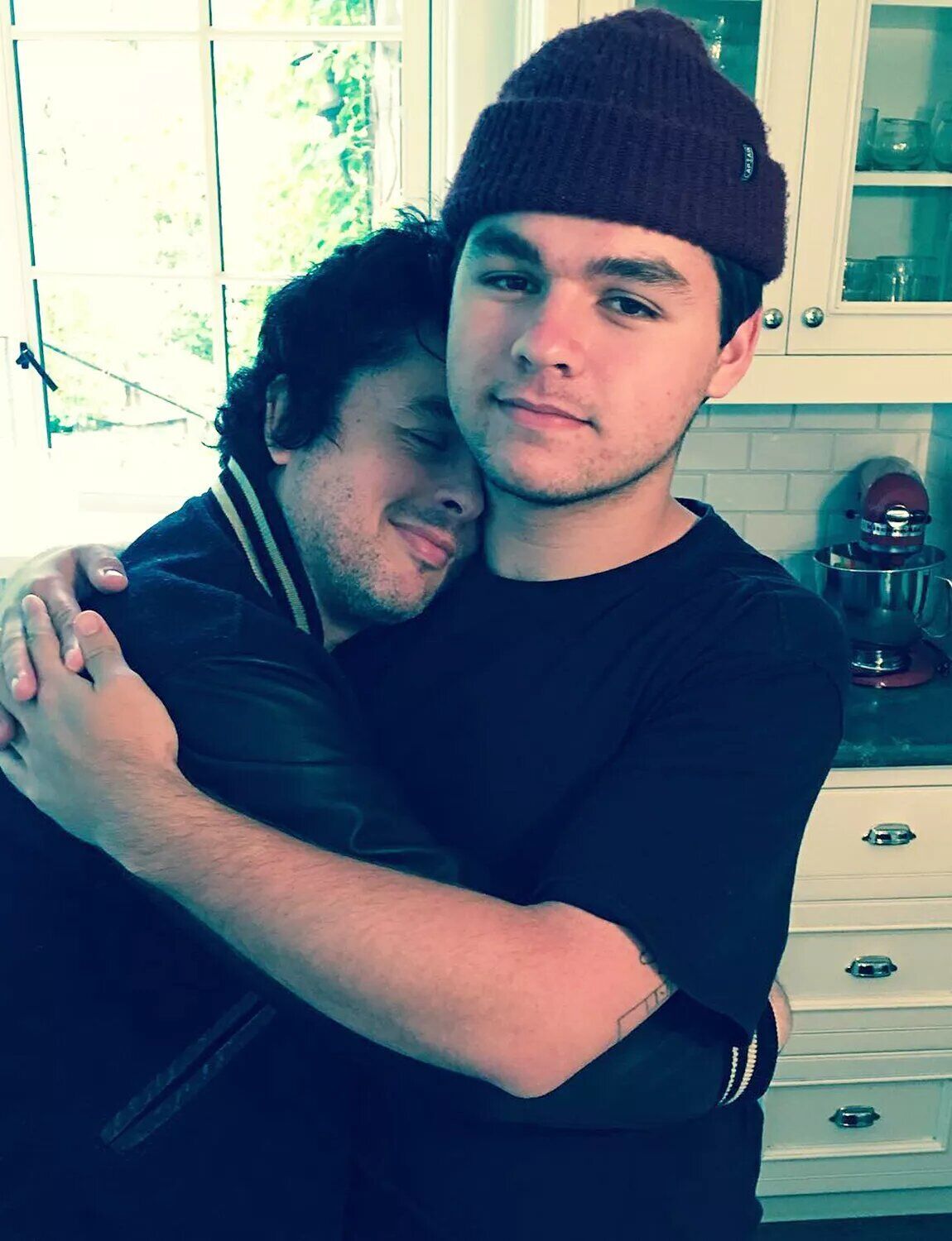 Billie Joe Armstrong and his son Jakob.