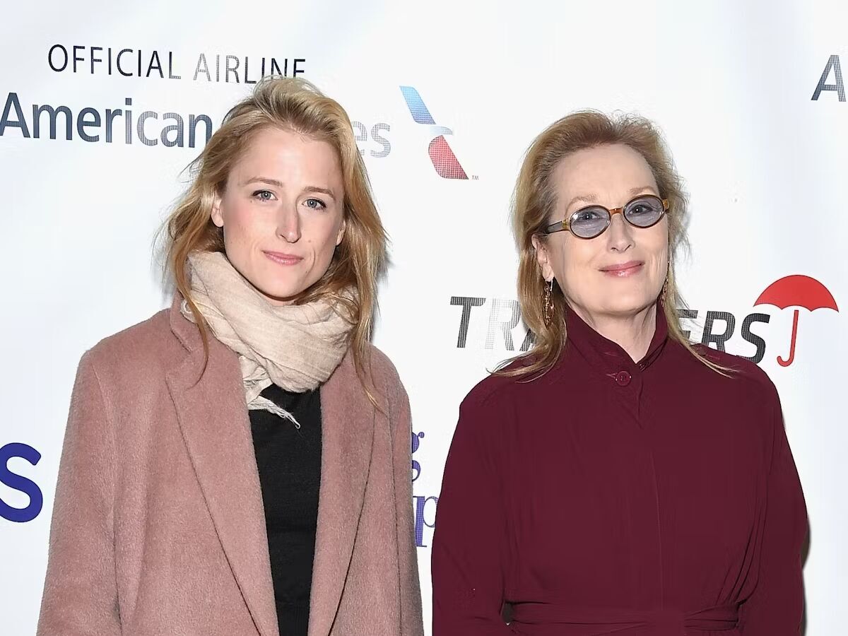 Meryl Streep with her daughter