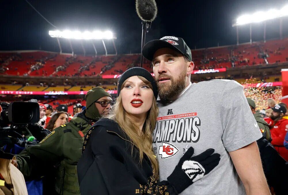 Taylor Swift and Travis Kelce