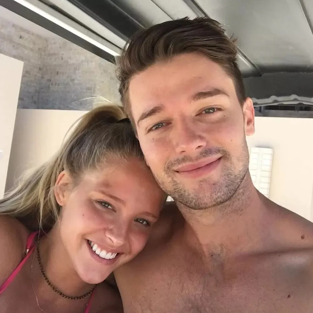 Throwback selfie of Abby Champion and Patrick Schwarzenegger.