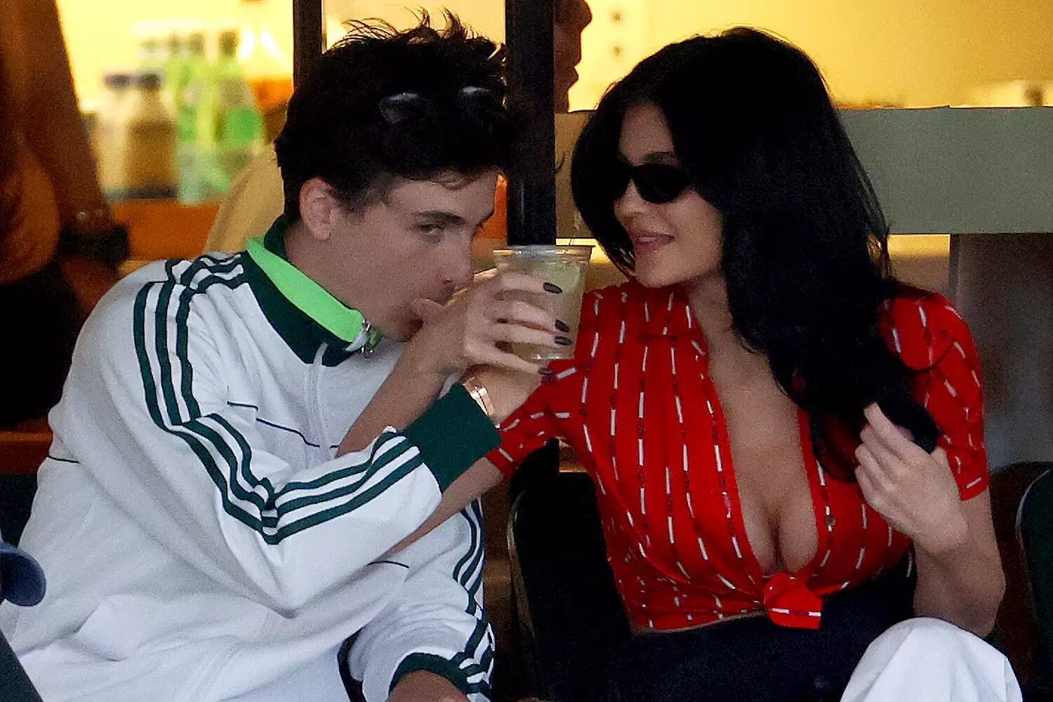 Timothée Chalamet and Kylie Jenner at the Indian Wells Open