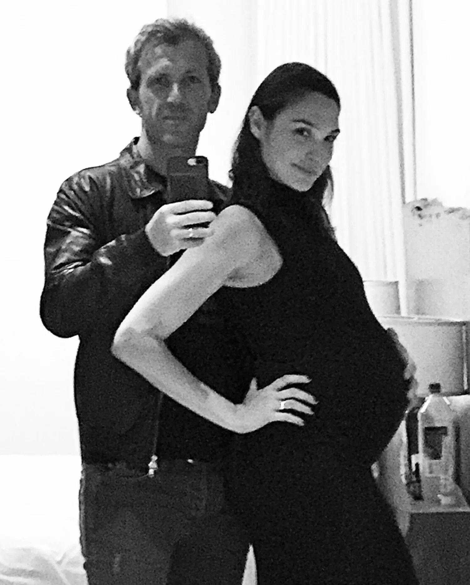 Gal Gadot while pregnant.