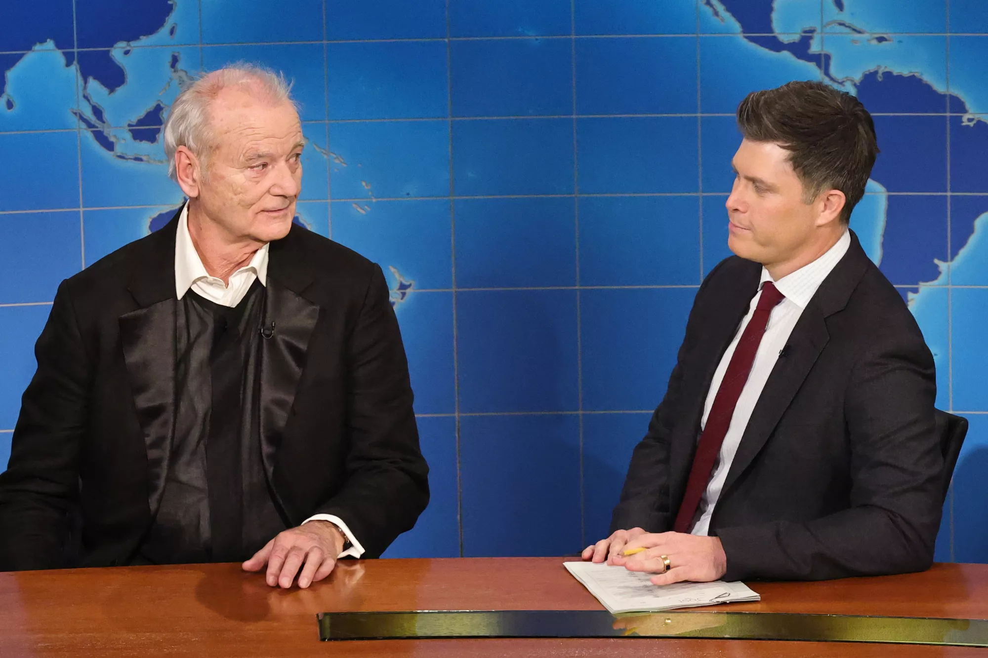 Bill Murray and Colin Jost — SNL50.