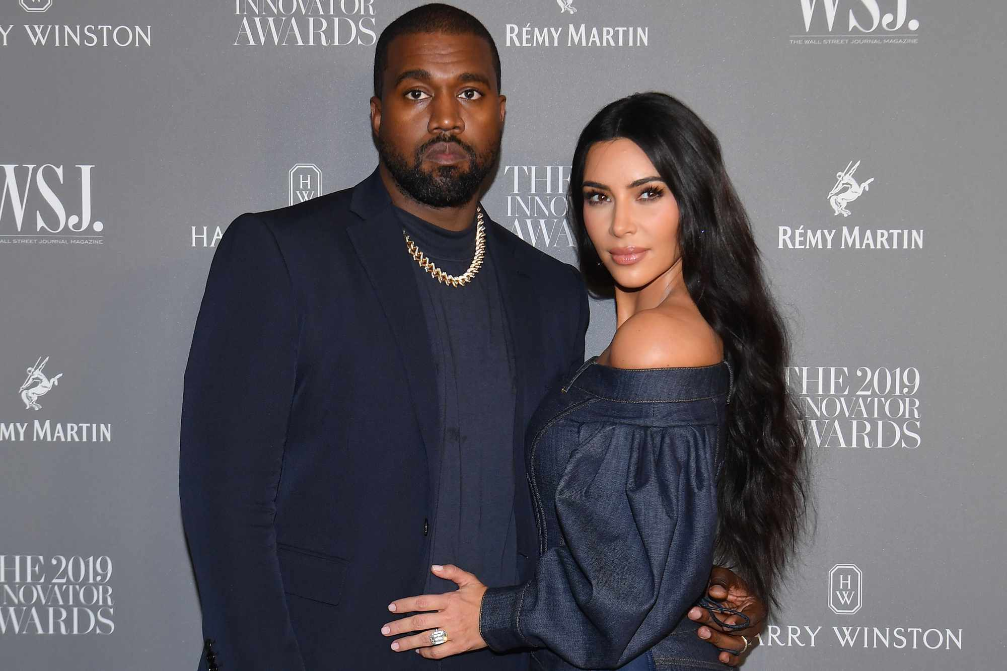 Kim Kardashian and Kanye West