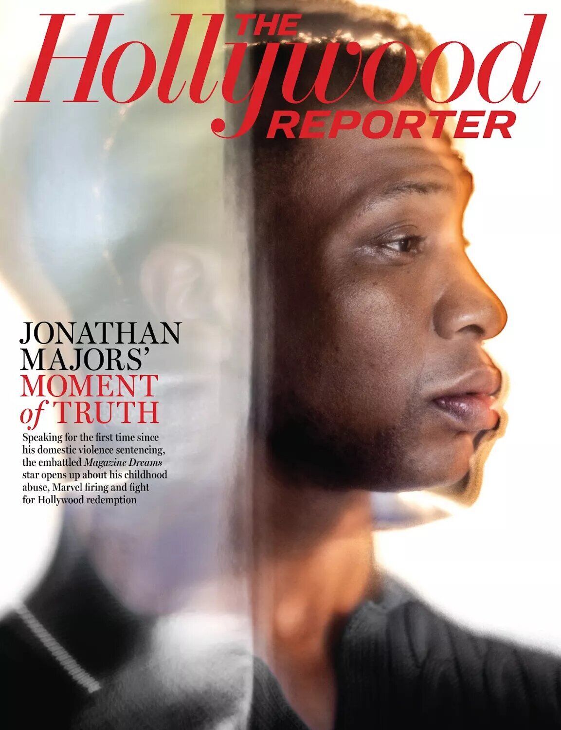 Jonathan Majors in The Hollywood Reporter