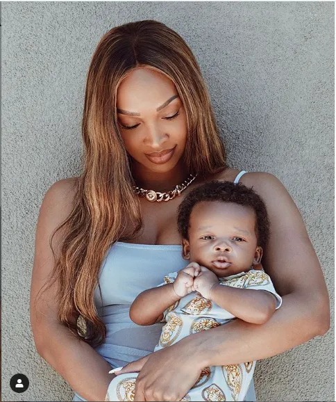 Malika Haqq and her son Ace