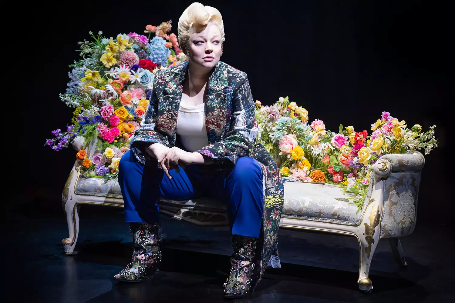 Sarah Snook performs in 'The Picture of Dorian Gray' on Broadway.