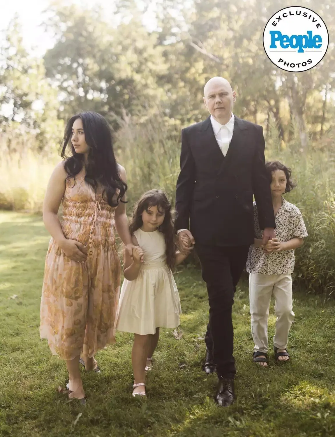 Billy Corgan and his family.