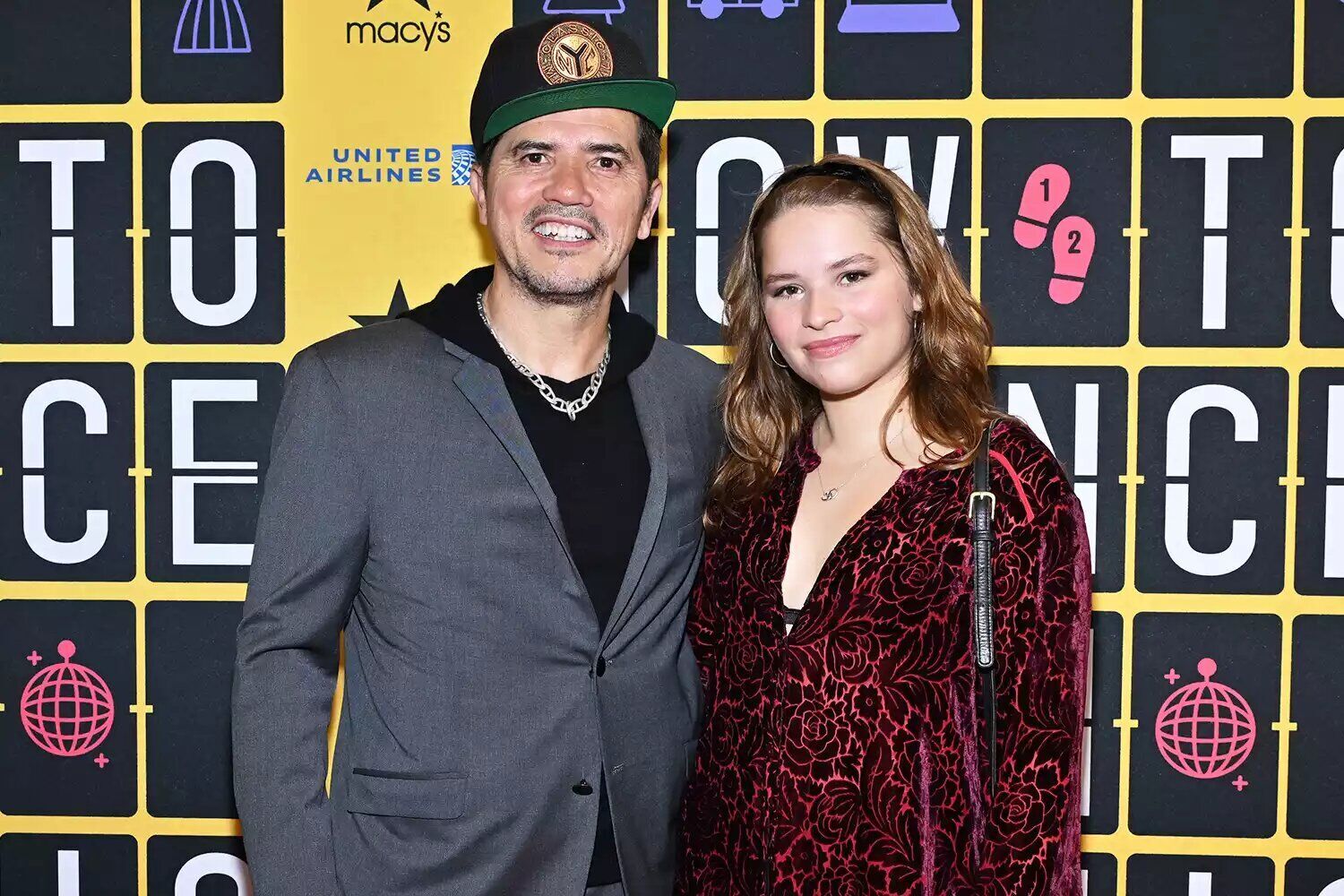 John Leguizamo and his daughter Allegra